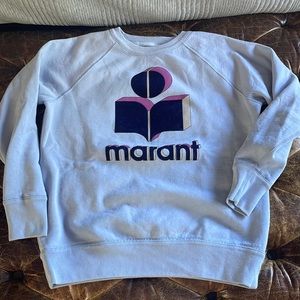 ISABEL MARANT ÉTOILE
Milly flocked cotton-blend jersey sweatshirt